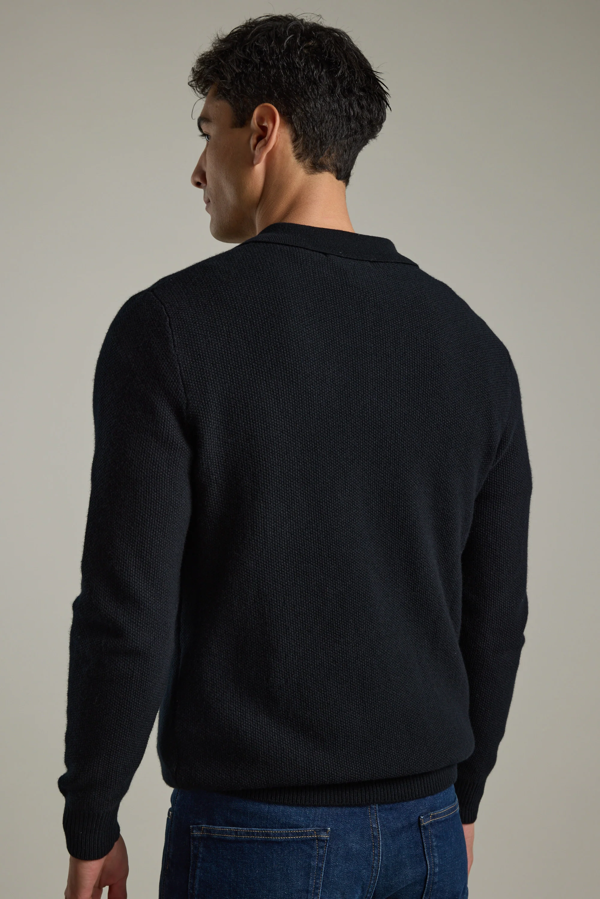 Ainsley Woollen Long Sleeve Polo - Image 6