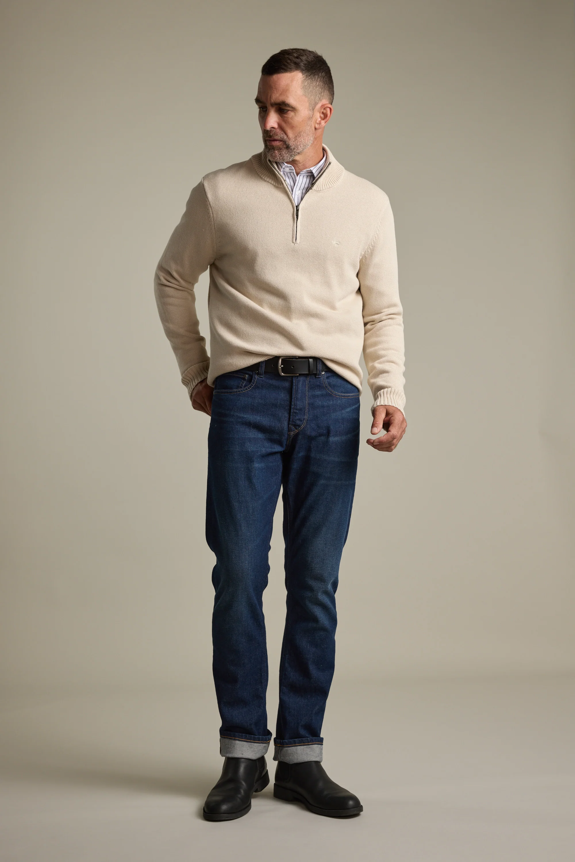 Anchor Cotton ¼ Zip - Image 2