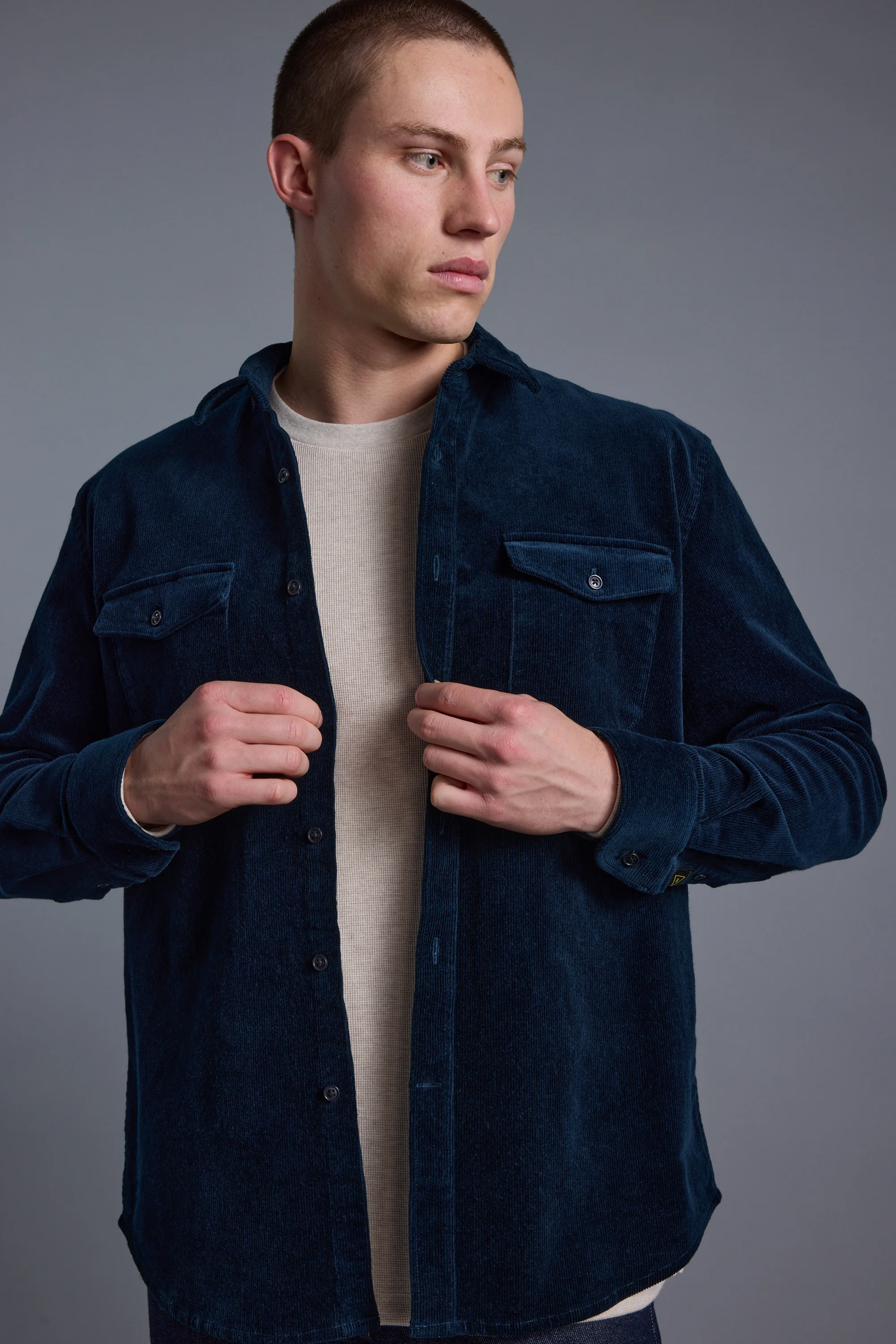 Arran Cord Overshirt - Image 4