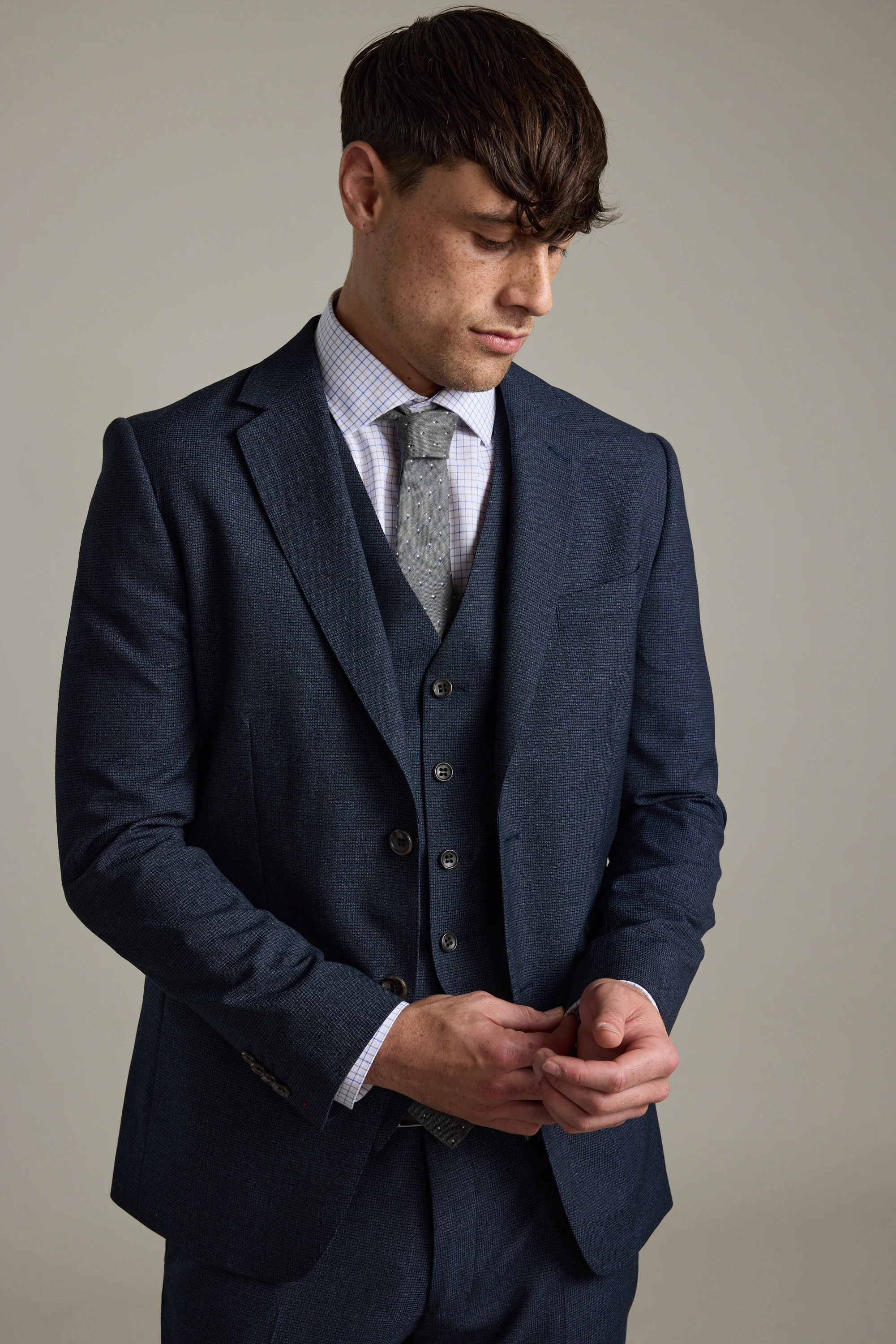 Baden Dogtooth Waistcoat