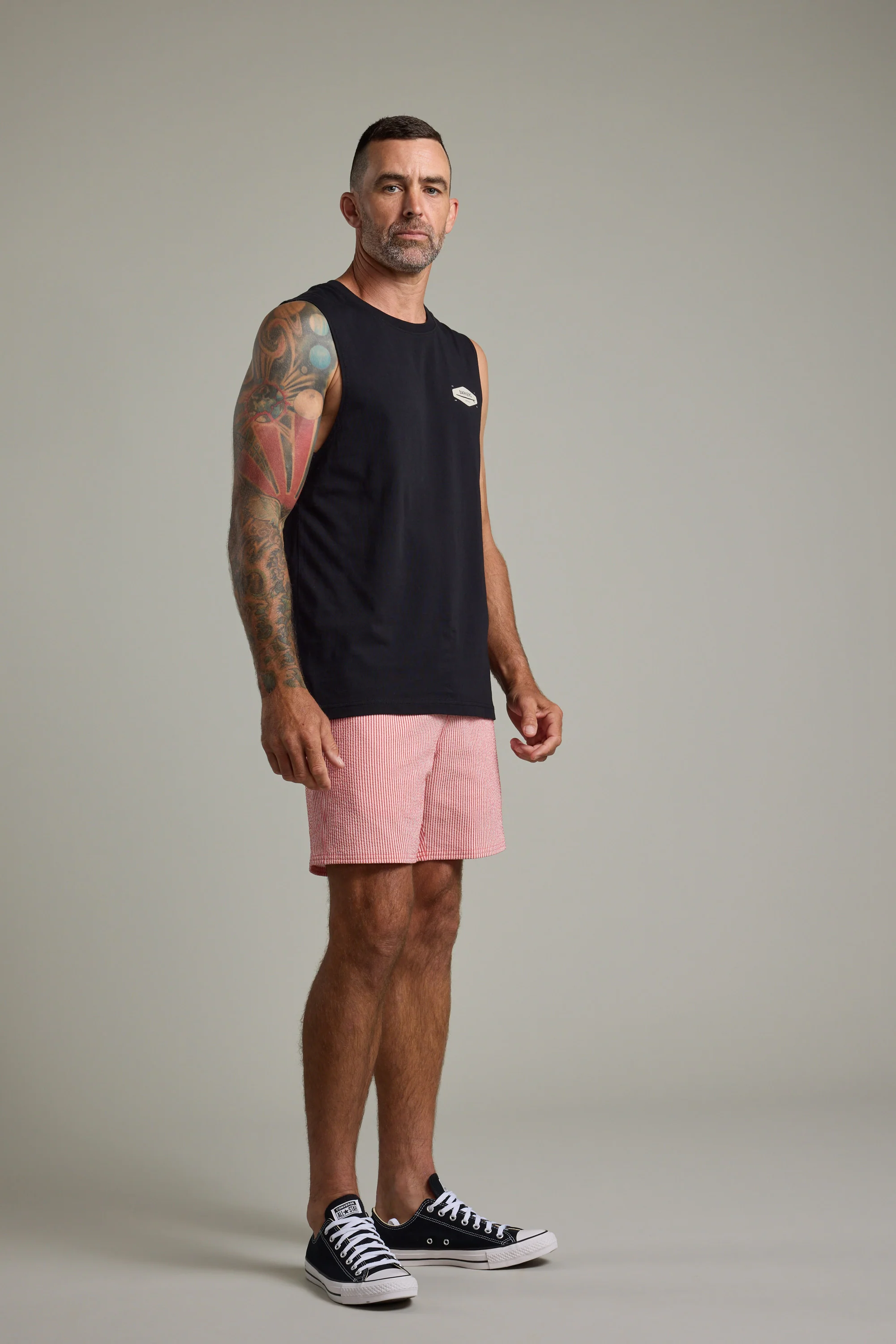 Barkers Supply Co Print Singlet - Image 6