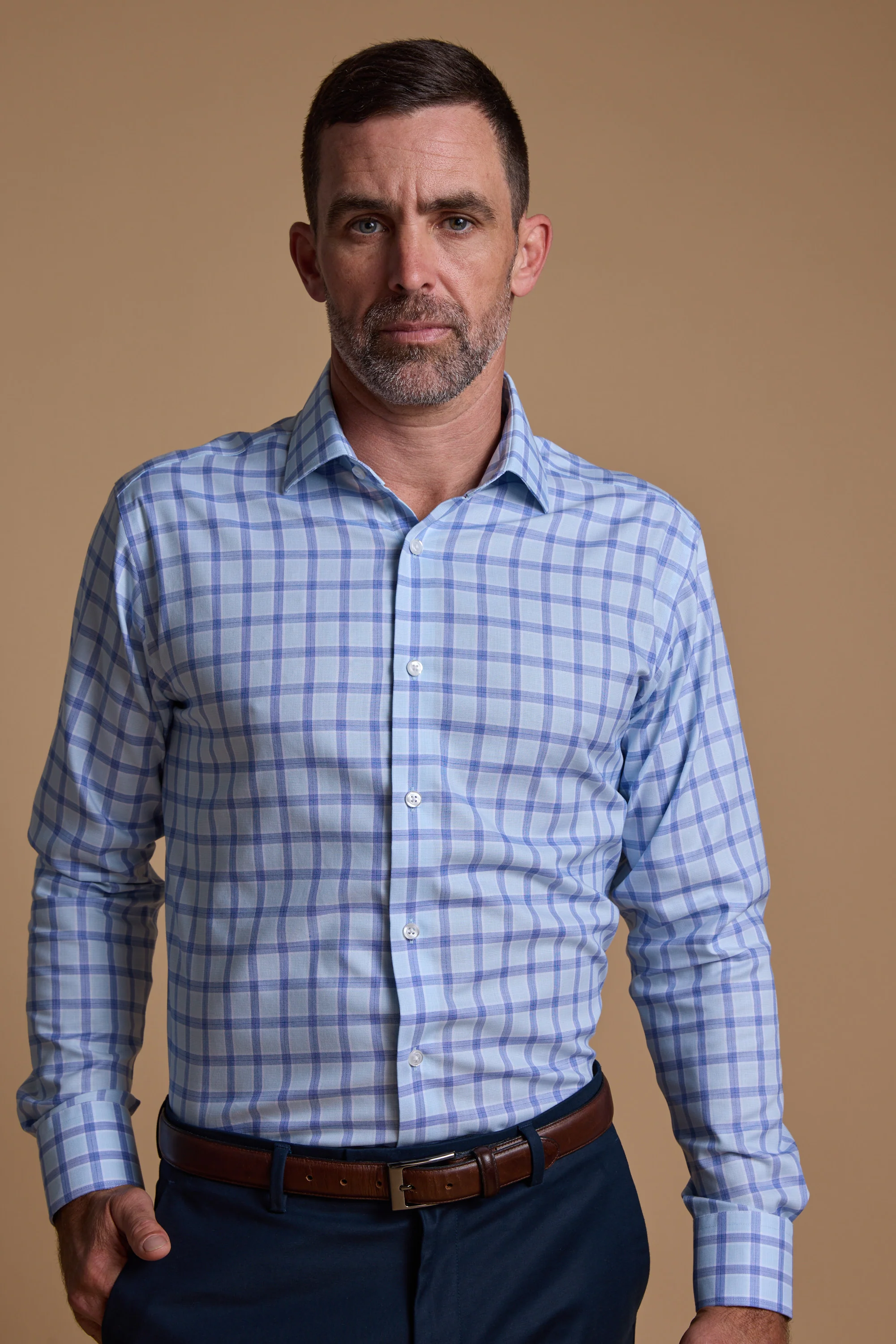 Bayard Check Business Shirt
