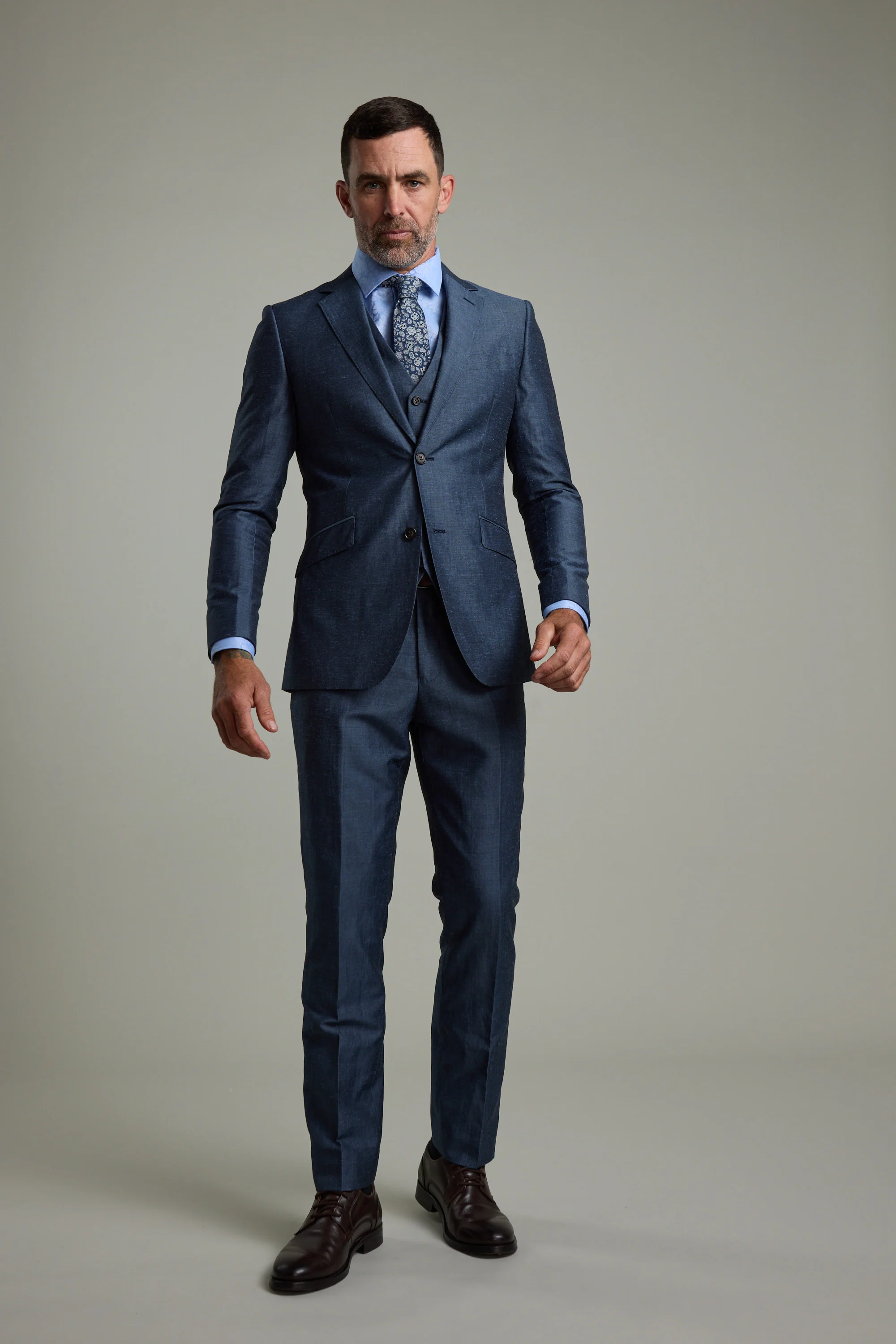 Charles Texture Suit Trouser - Image 4