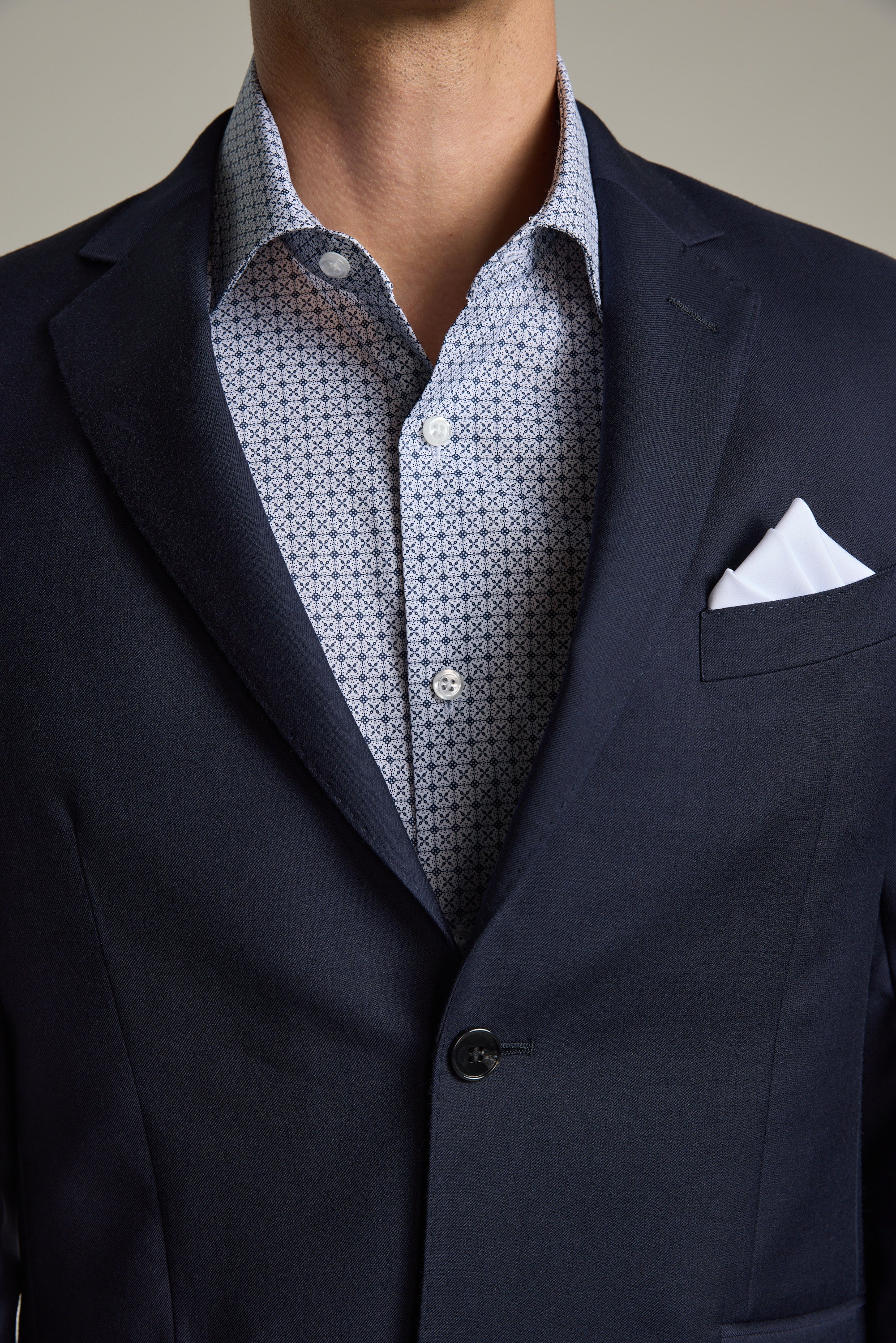 Dalley Print Business Shirt - Image 5