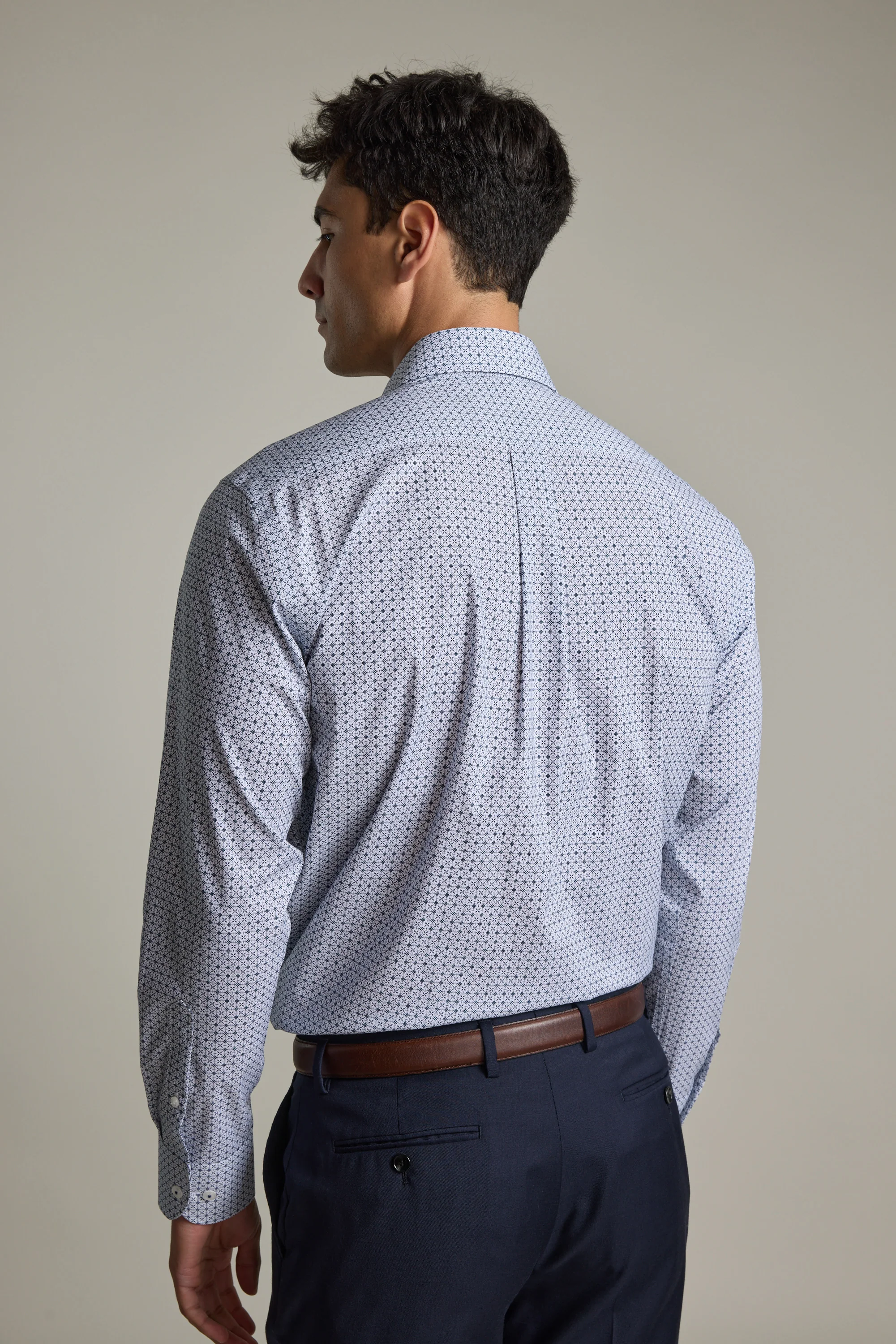 Dalley Print Business Shirt - Image 6