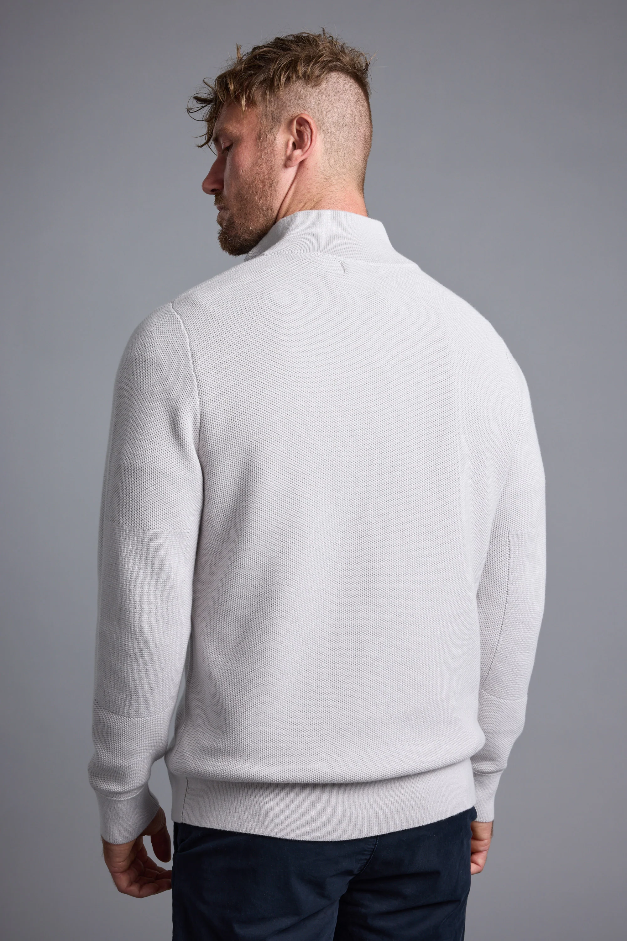 Gaston Cotton 1/4 Zip Sweater - Image 6