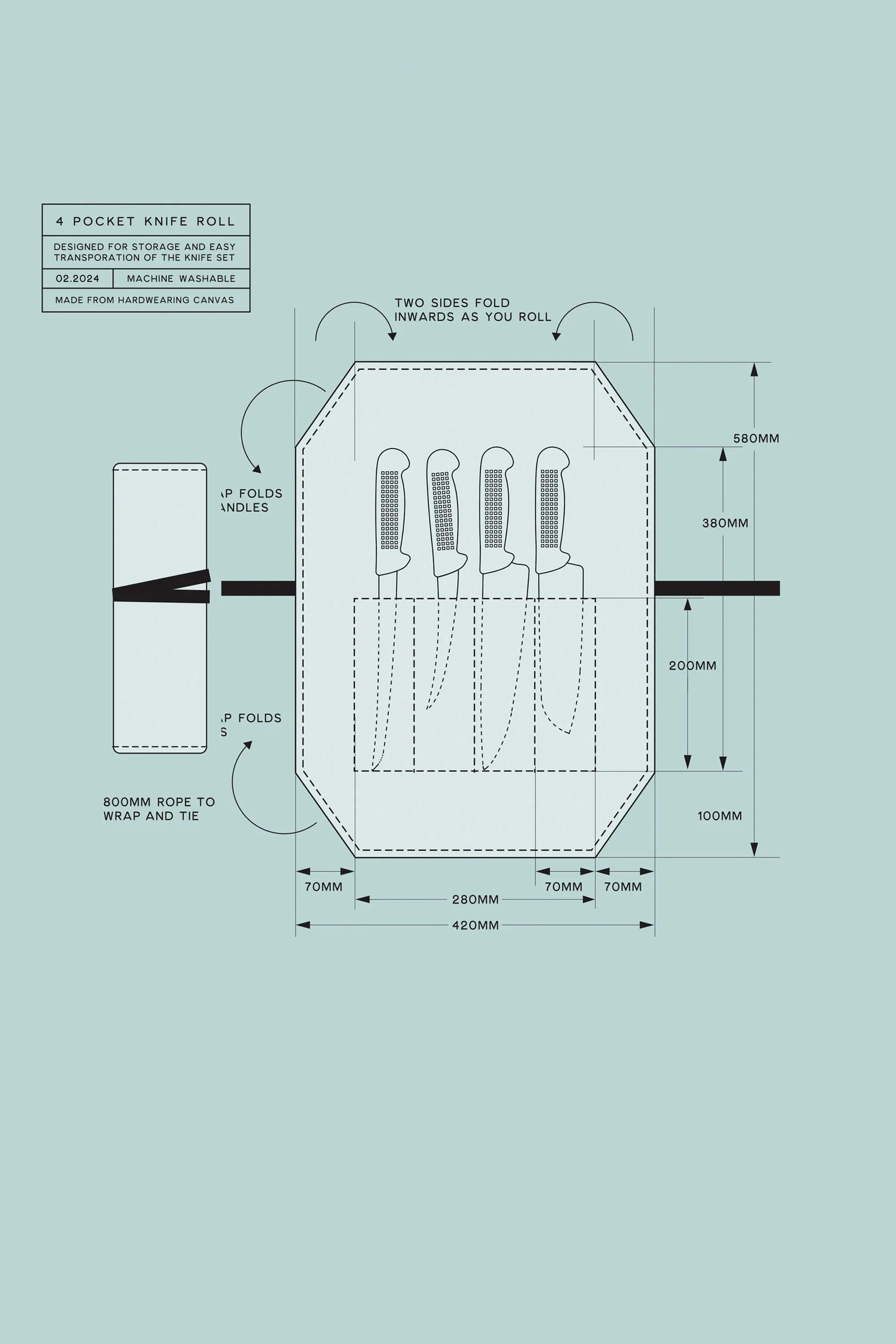 Ghost Knife Roll - Image 4