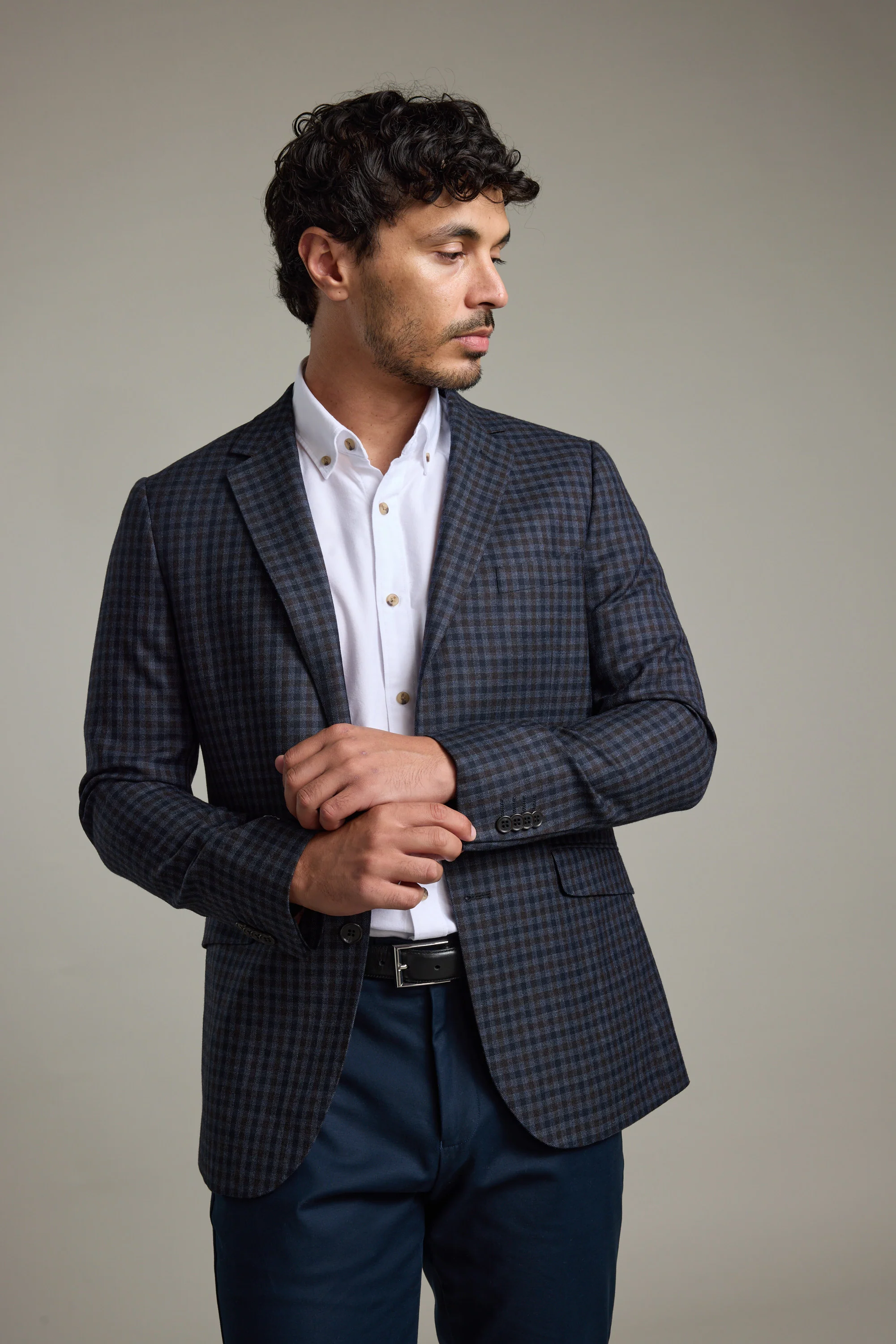 Harvey Check Blazer - Image 2