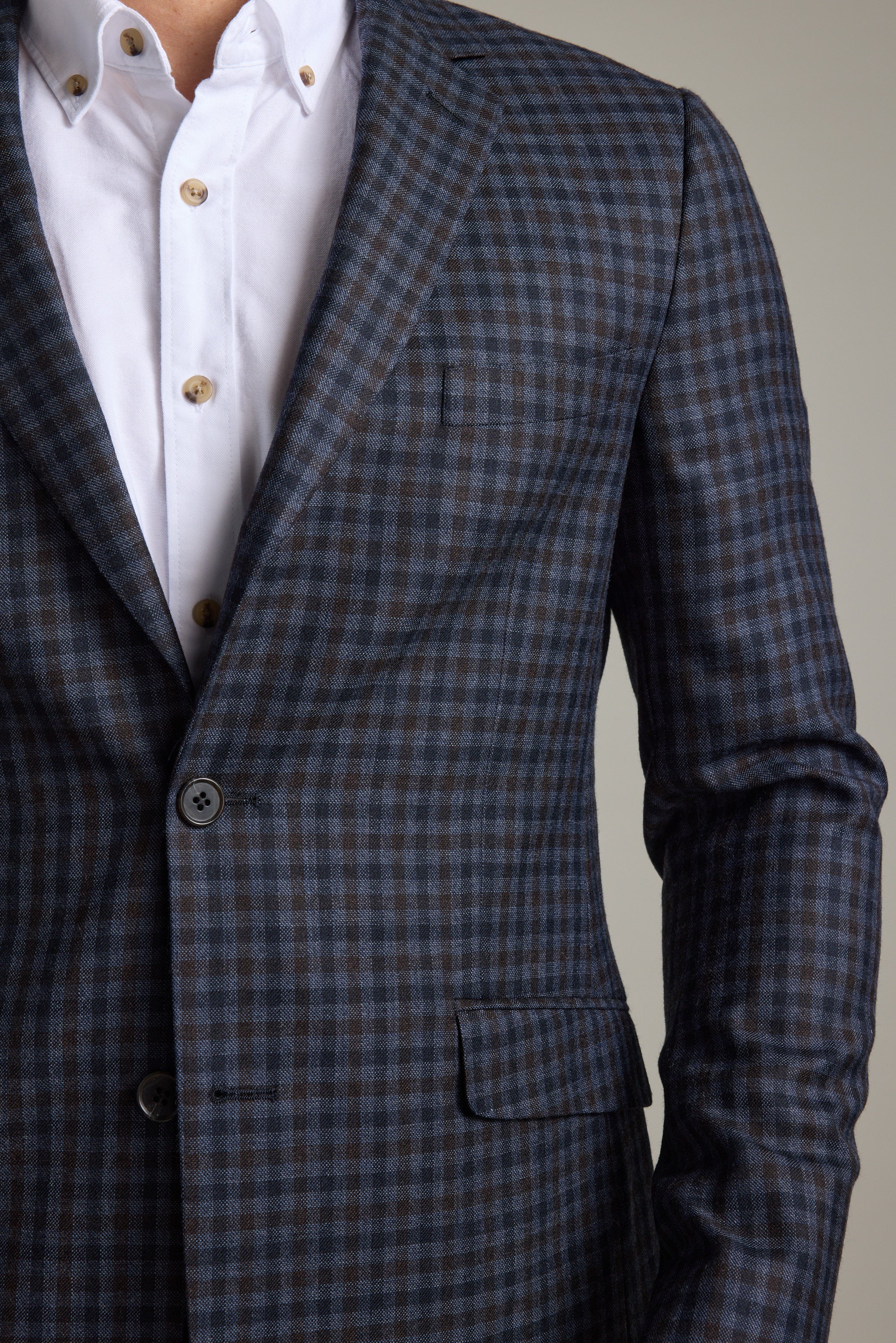 Harvey Check Blazer - Image 4