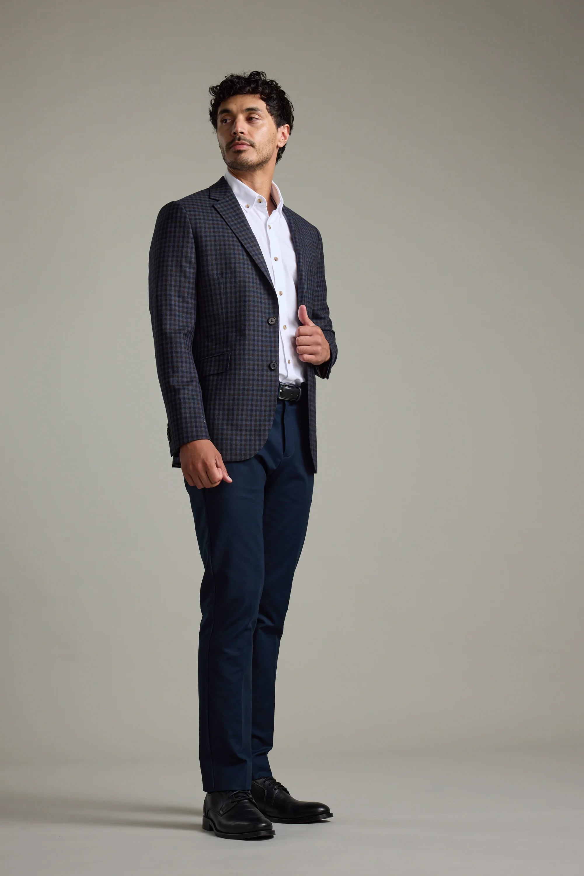 Harvey Check Blazer - Image 5