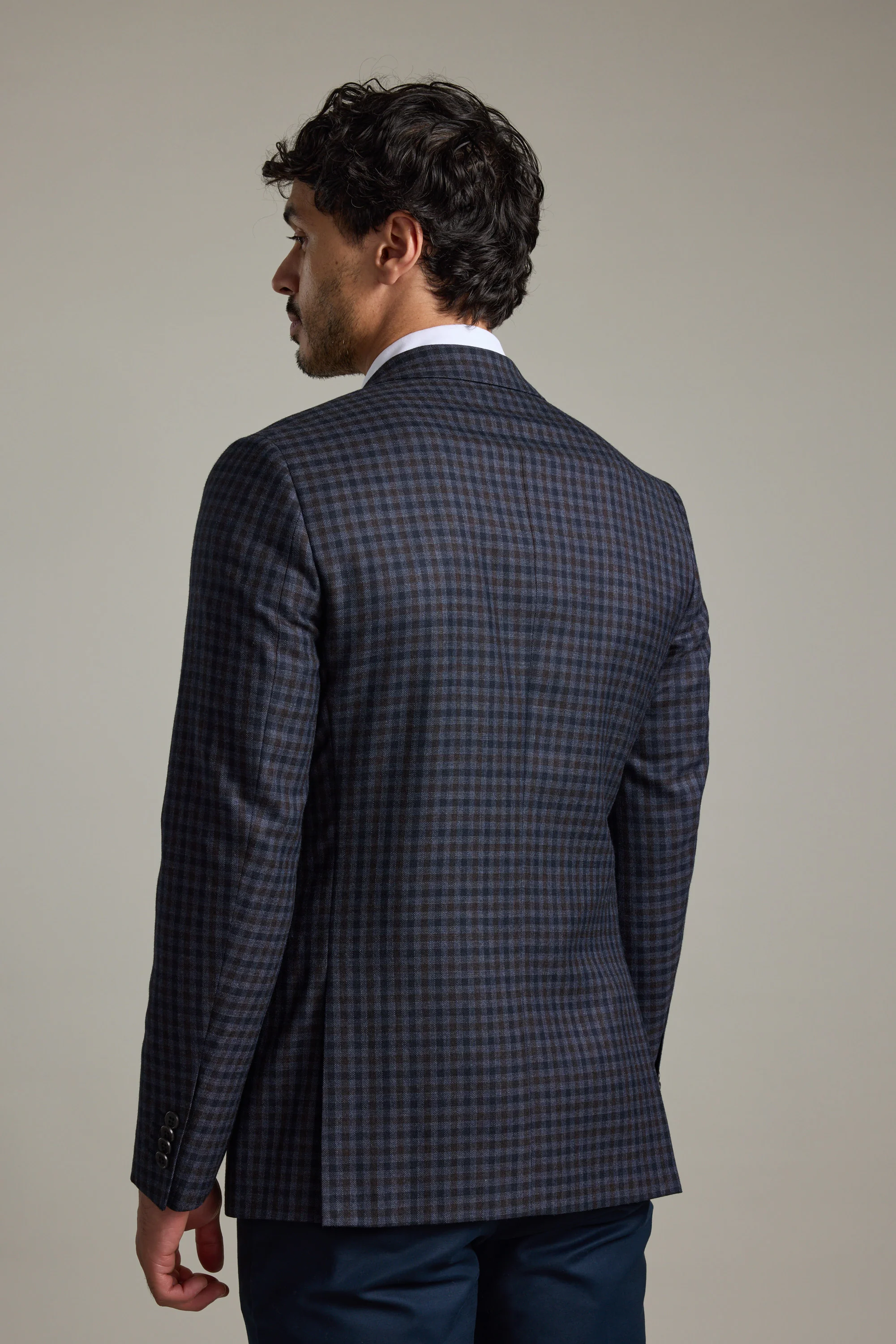 Harvey Check Blazer - Image 7