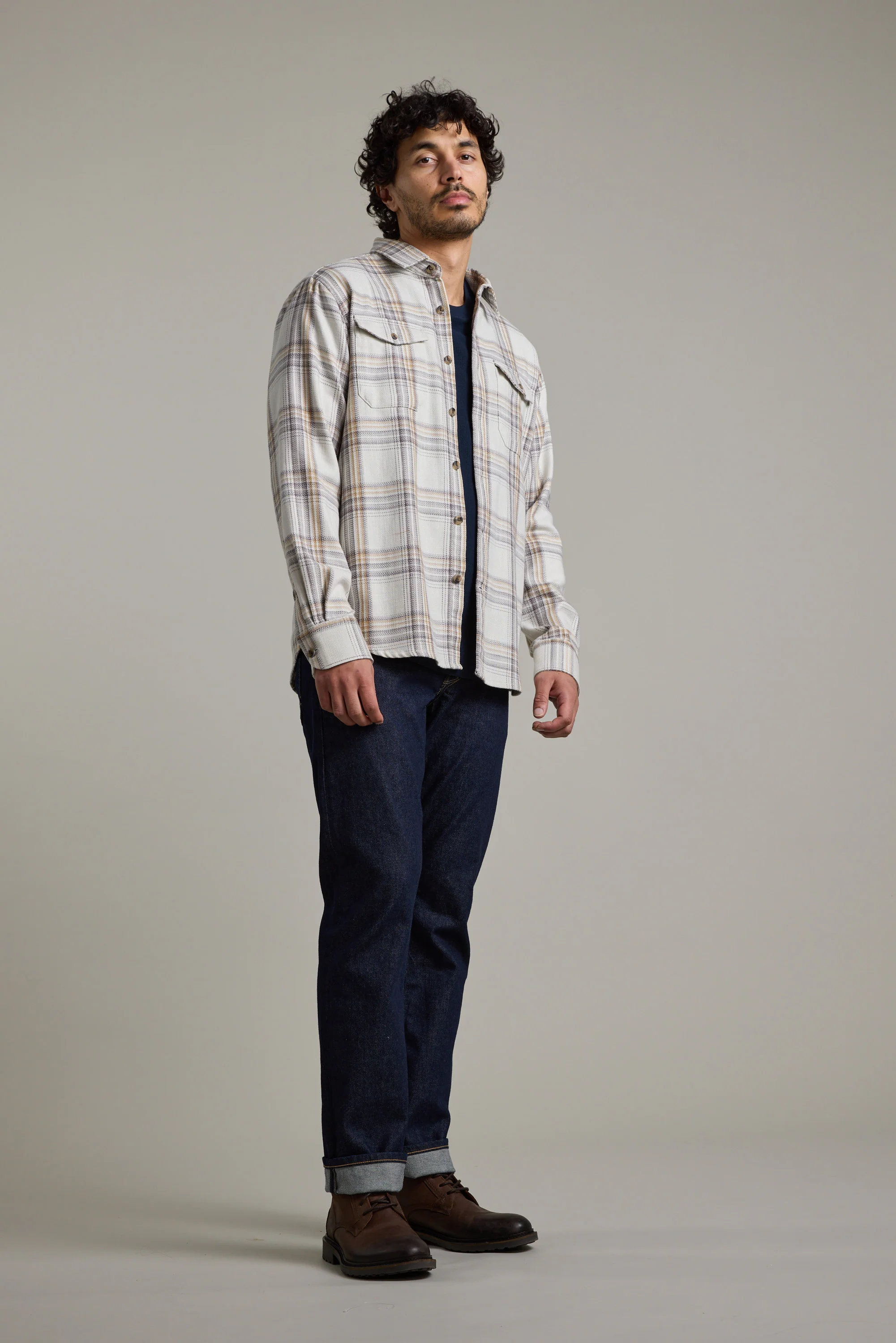 Johnnie Check Overshirt - Image 4