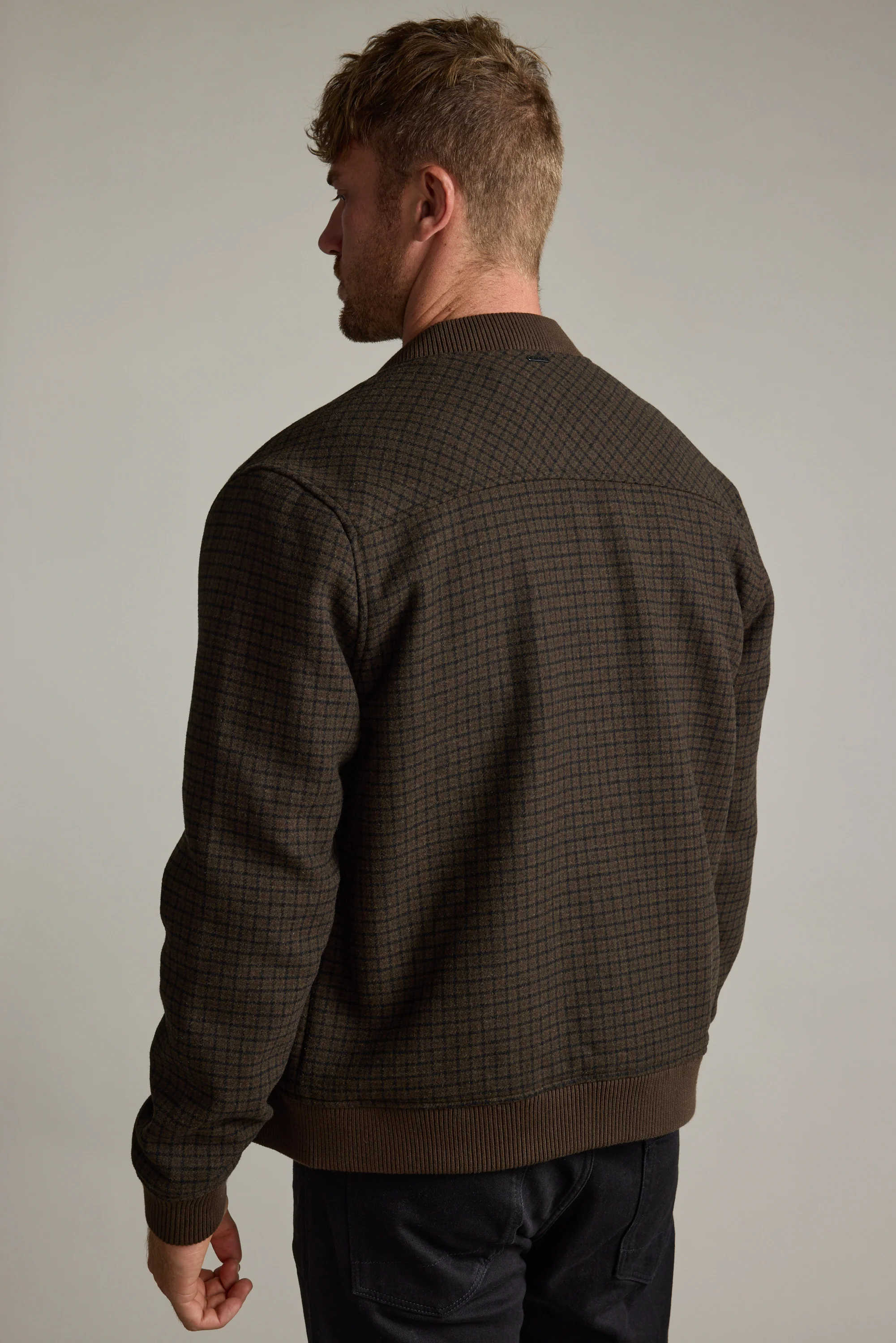 Leland Wool Bomber Jacket - Image 4