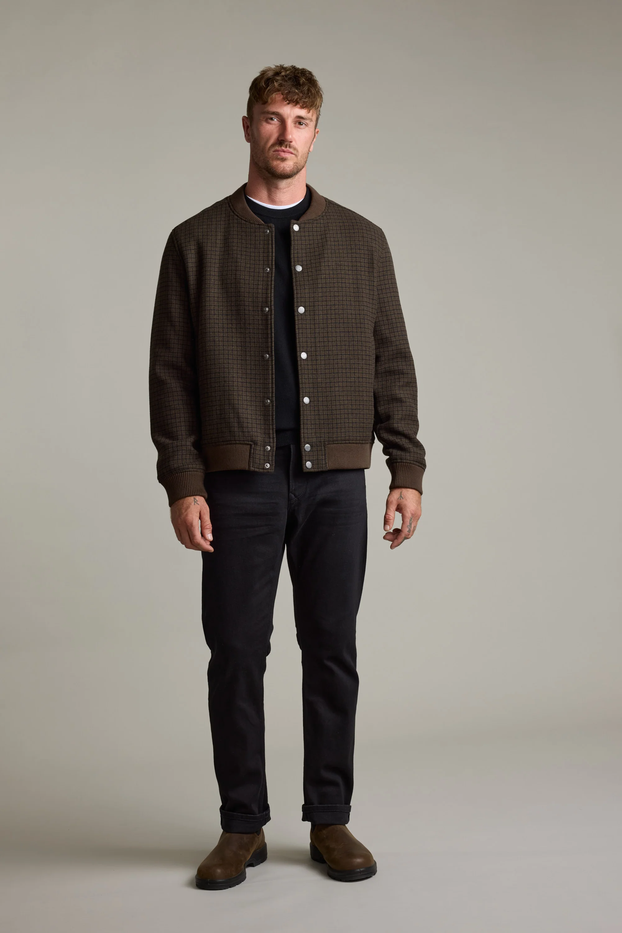 Leland Wool Bomber Jacket - Image 5