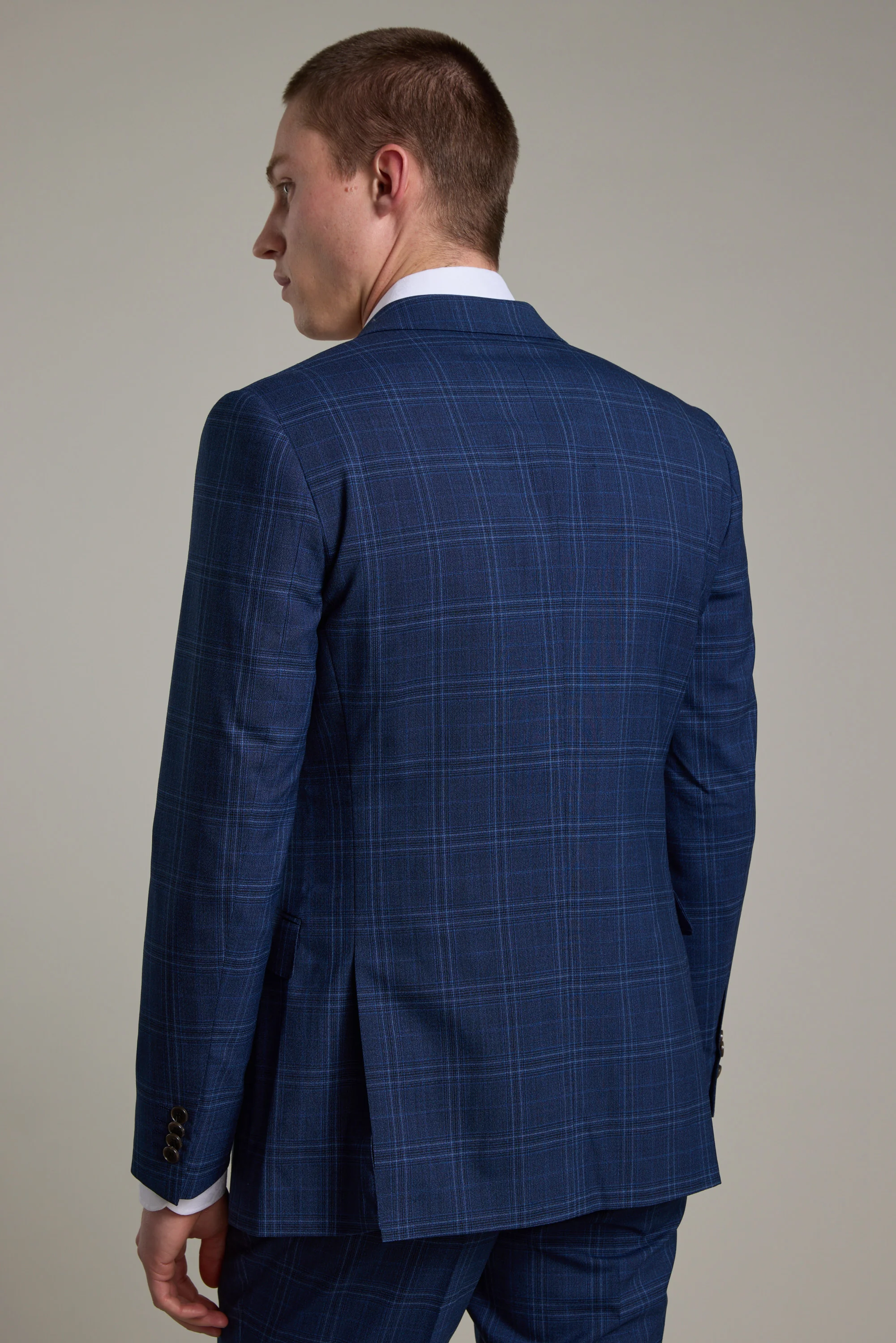 Leonard Check Suit Jacket - Image 8