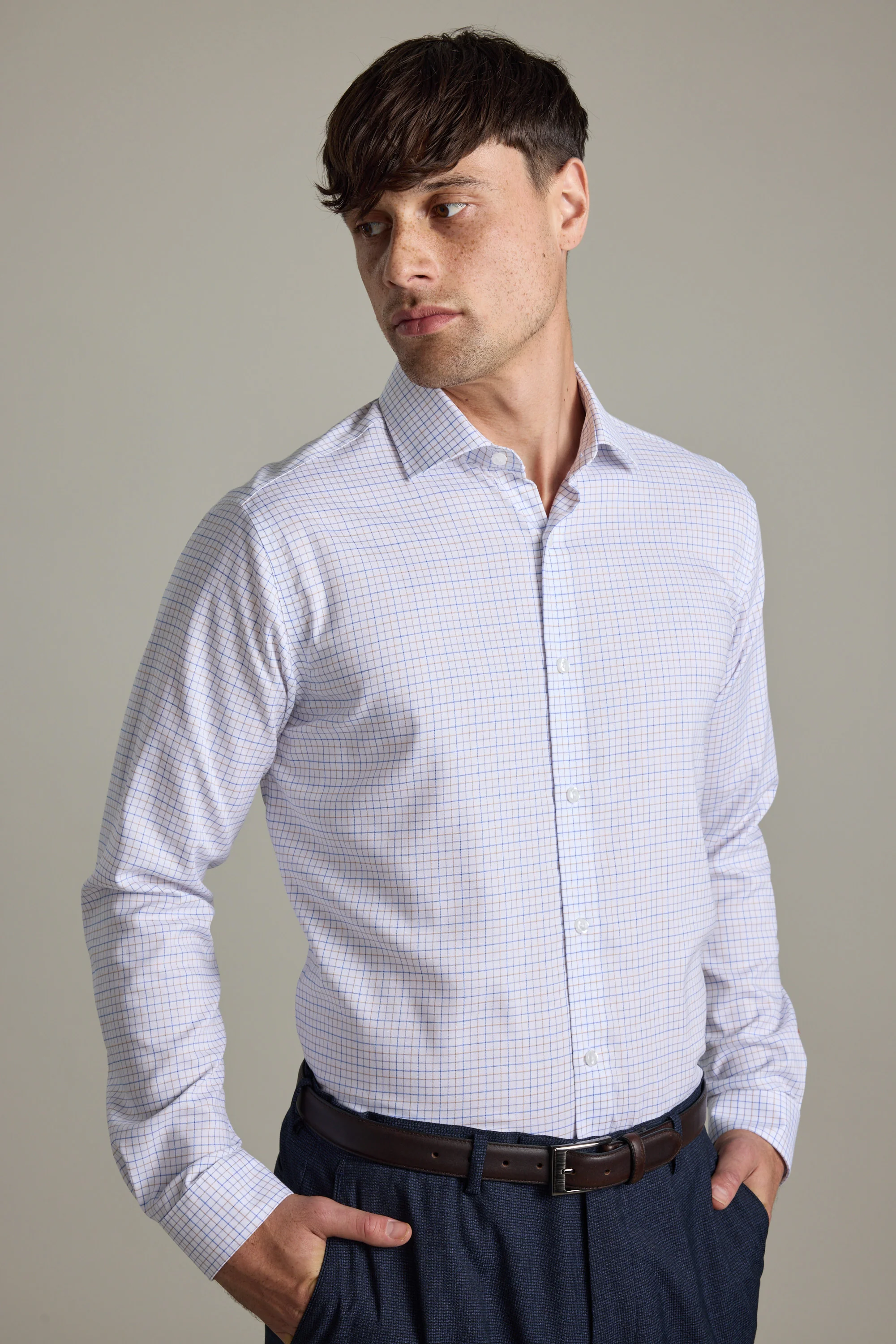 Litt Check Business Shirt - Image 6