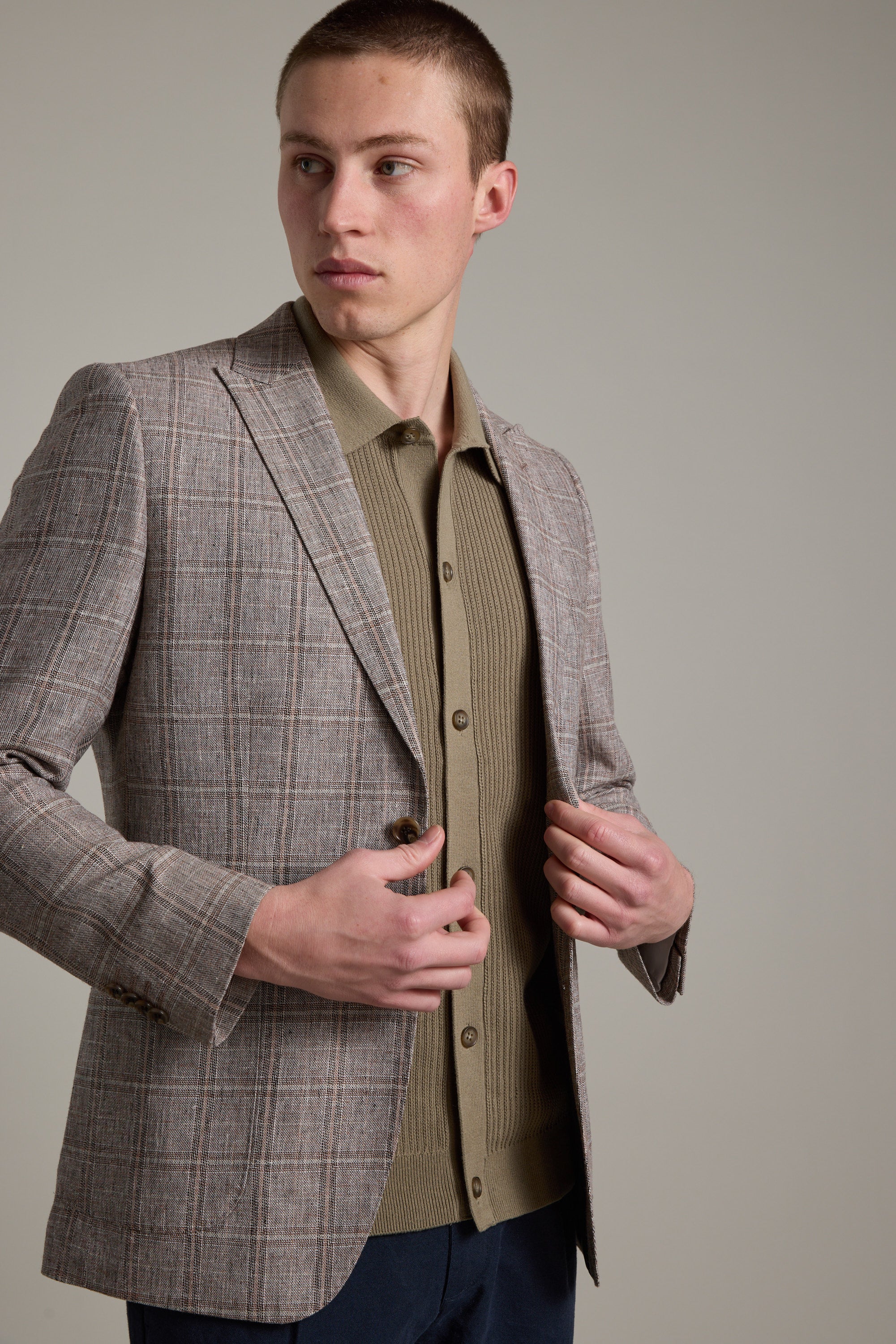 Madison Check Blazer
