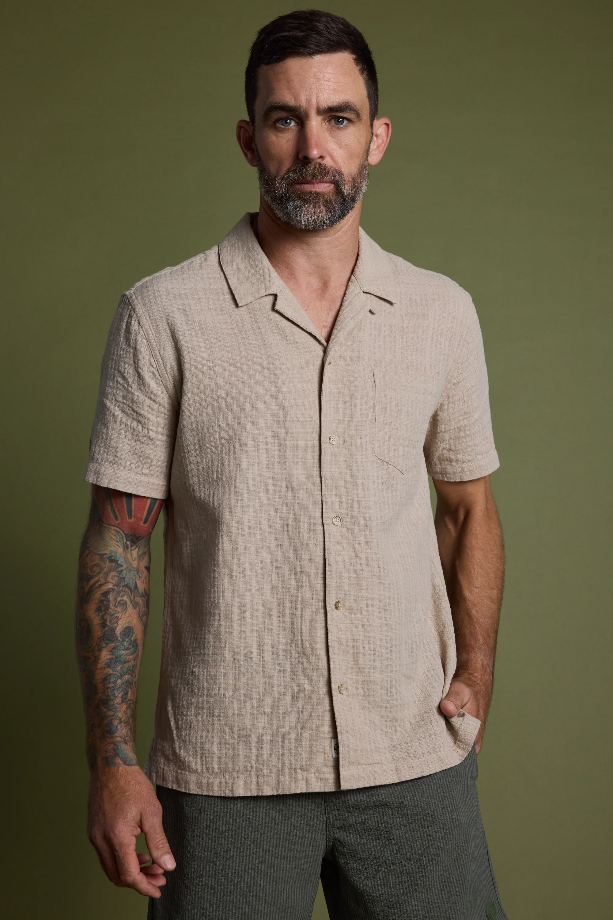 Monty Cotton Cuban Shirt