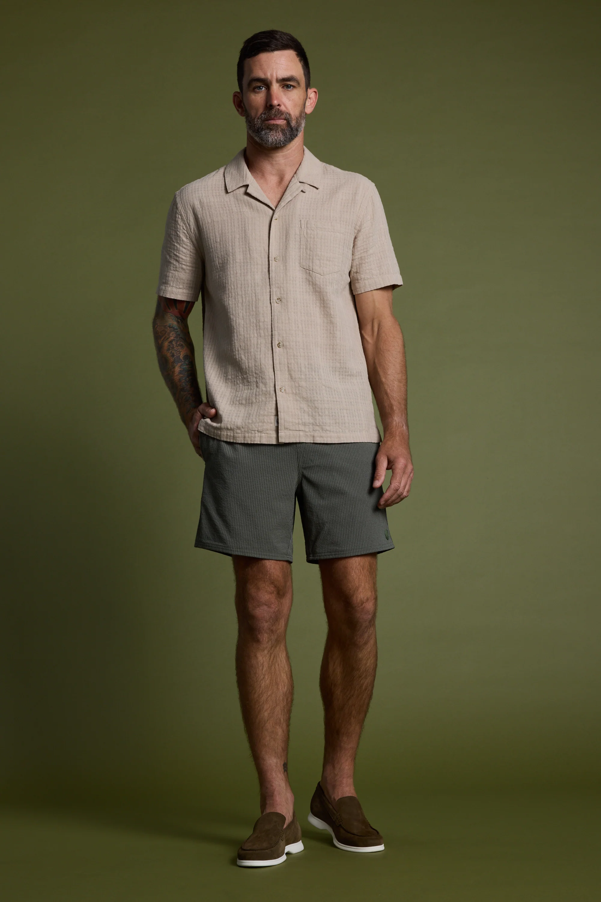 Monty Cotton Cuban Shirt - Image 3