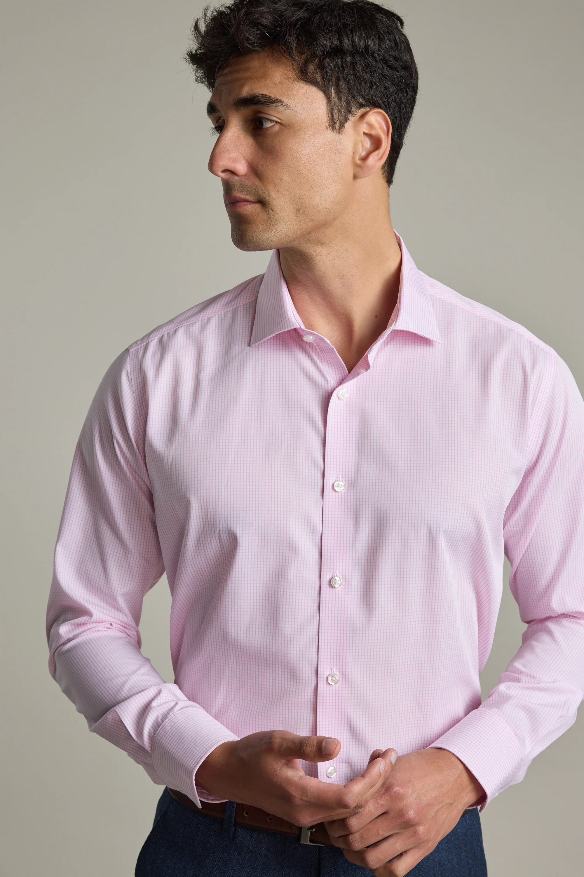 Phillip Check Business Shirt - Image 3
