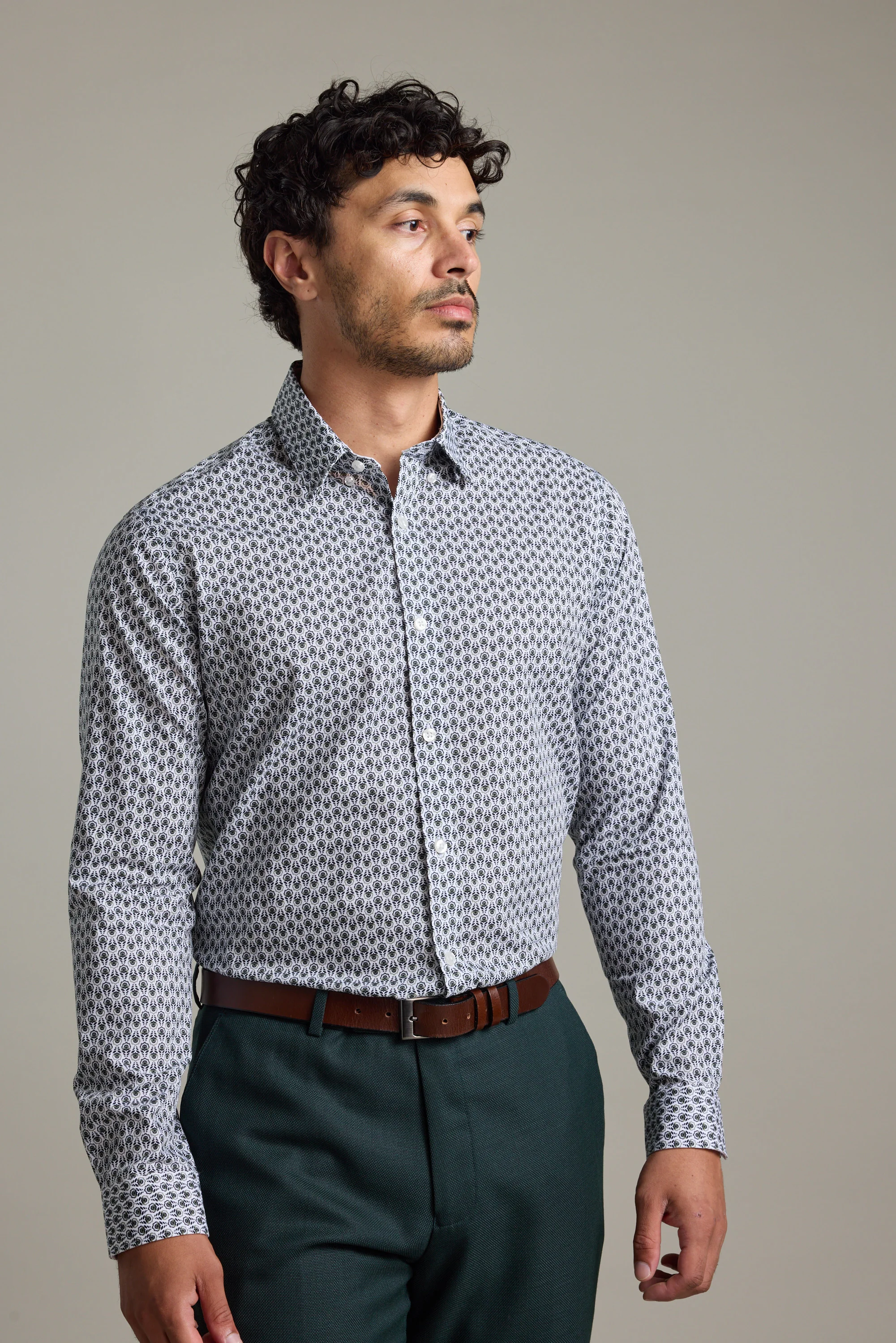 Saunton Print Shirt