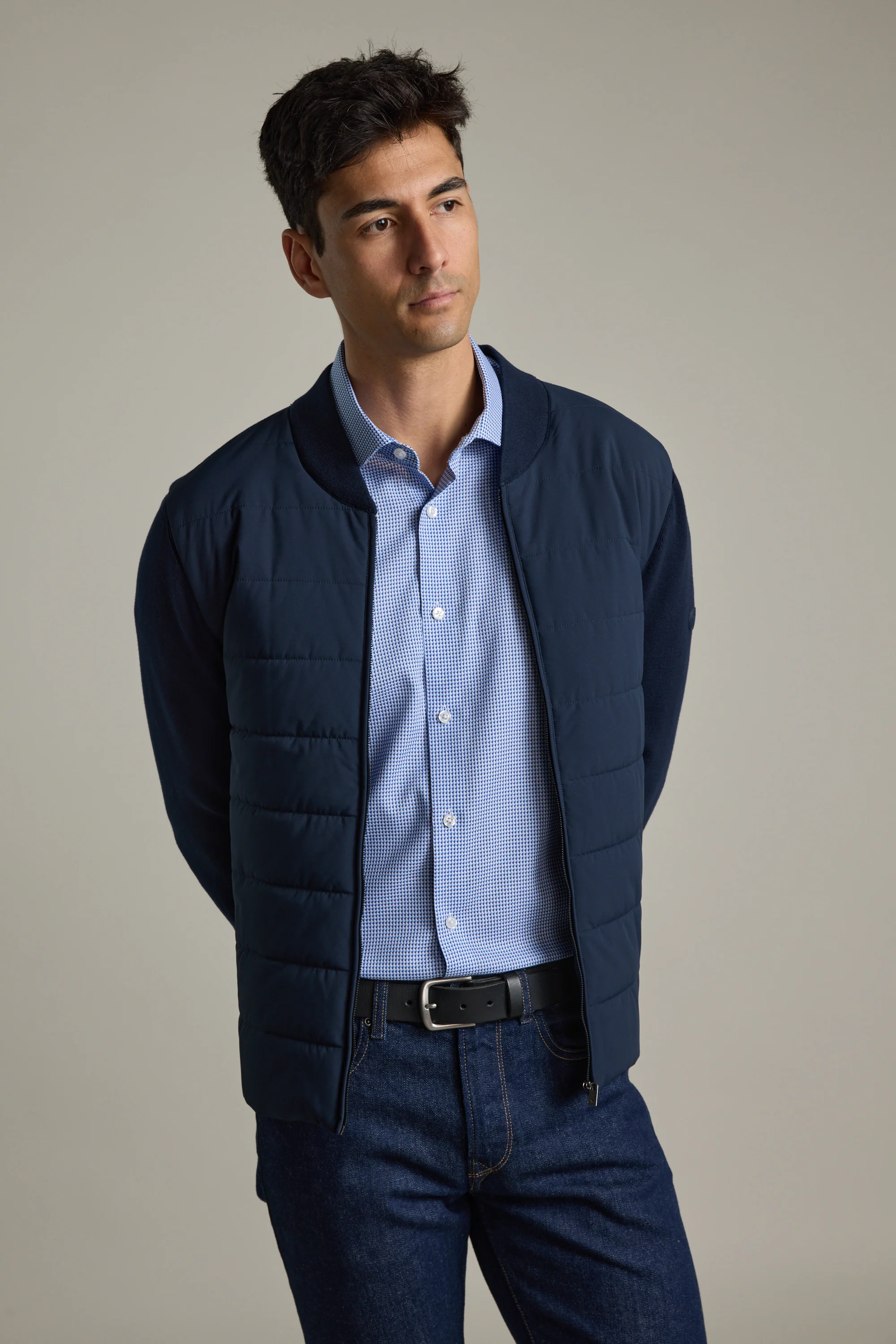 Seaview Texture Business Shirt - Image 4