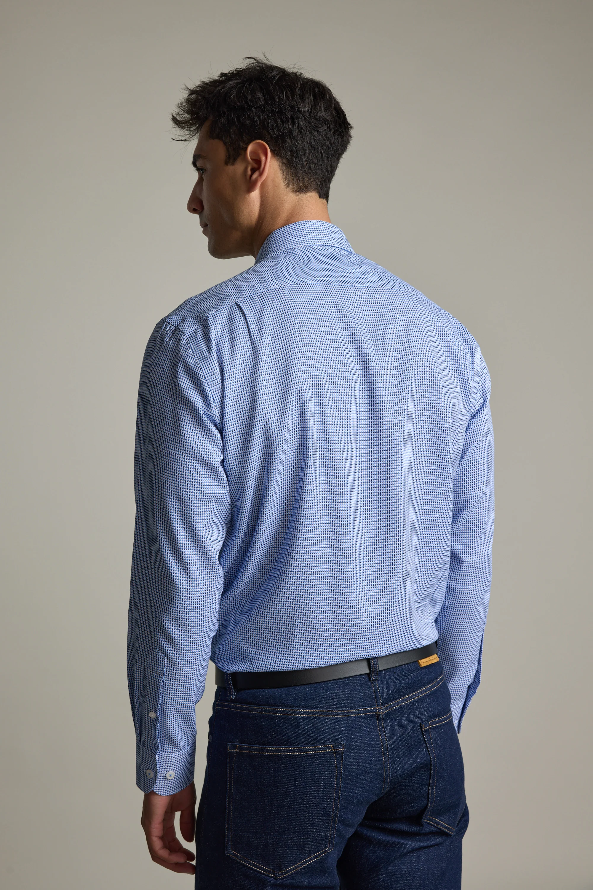 Seaview Texture Business Shirt - Image 6