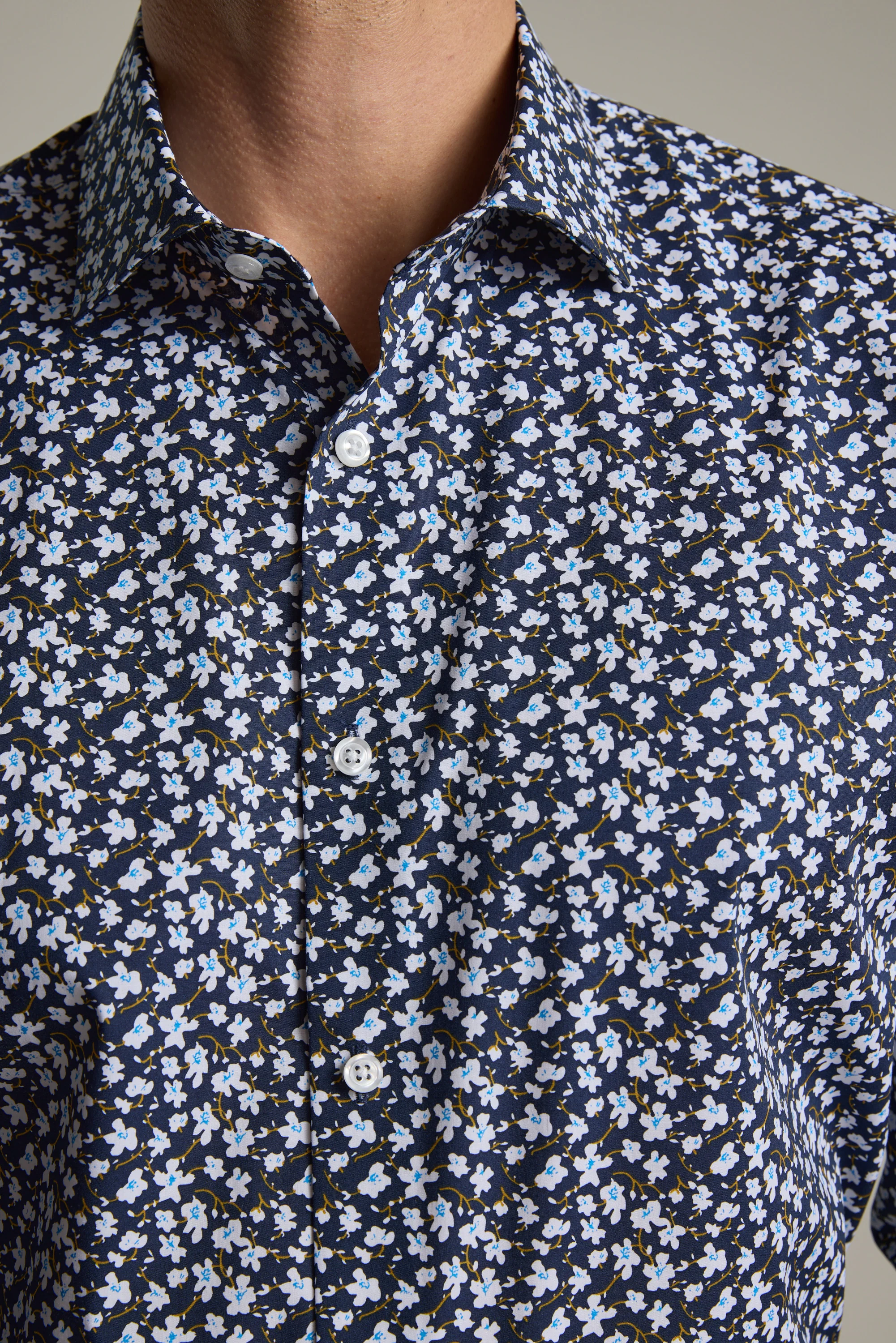 Shelley Print Business Shirt - Image 2