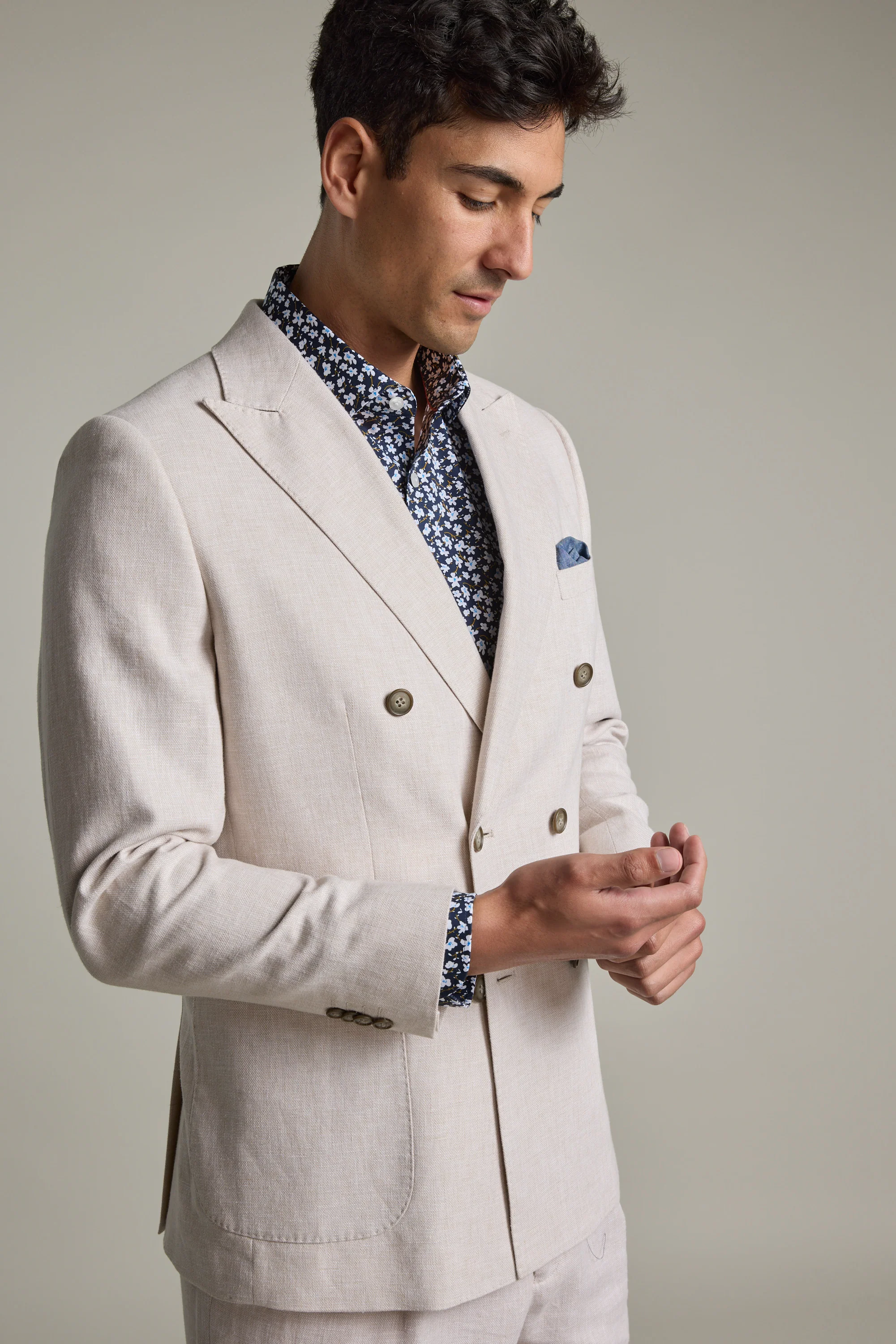Shelley Print Business Shirt - Image 4
