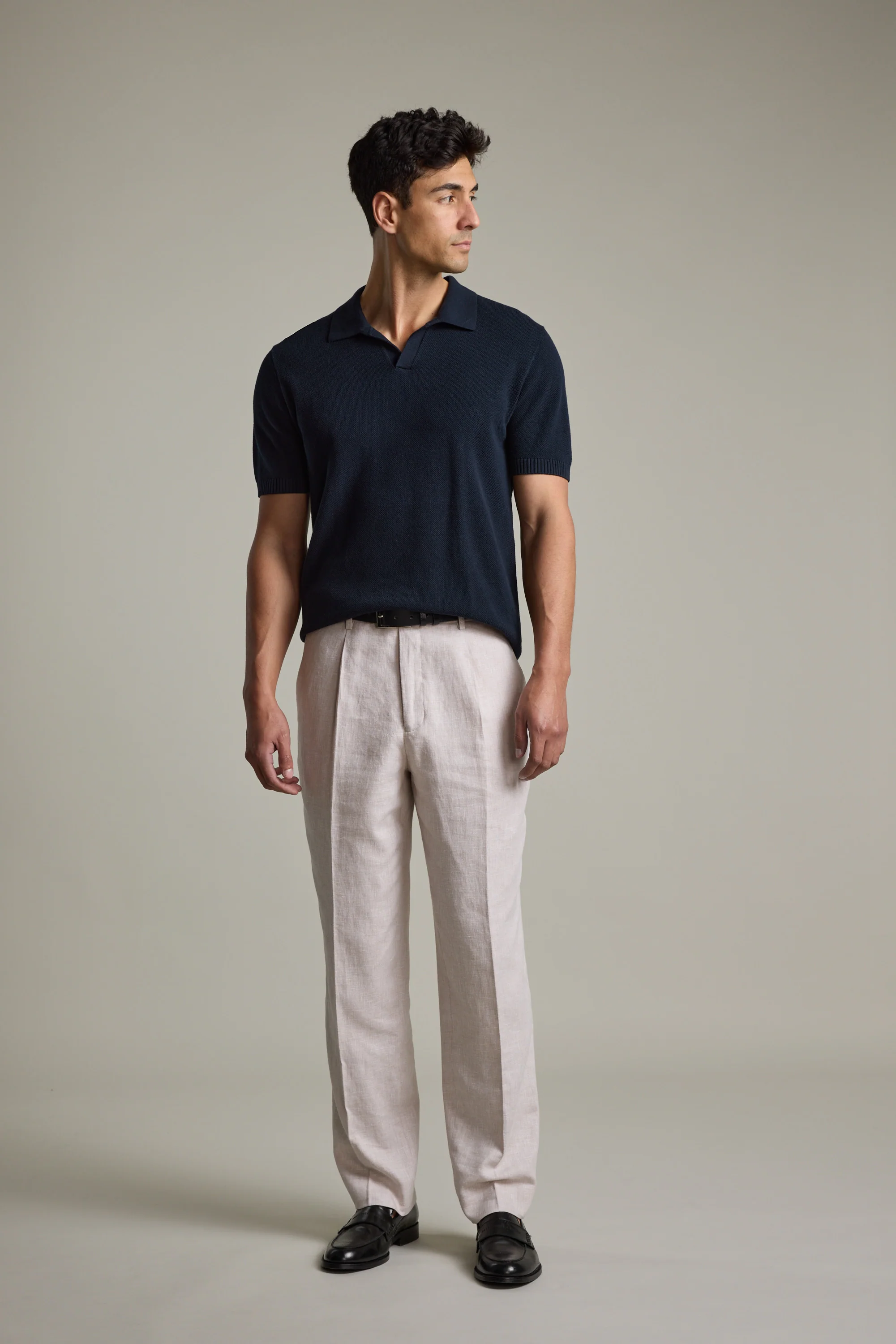 Somerton Linen Pleated Pant - Image 2