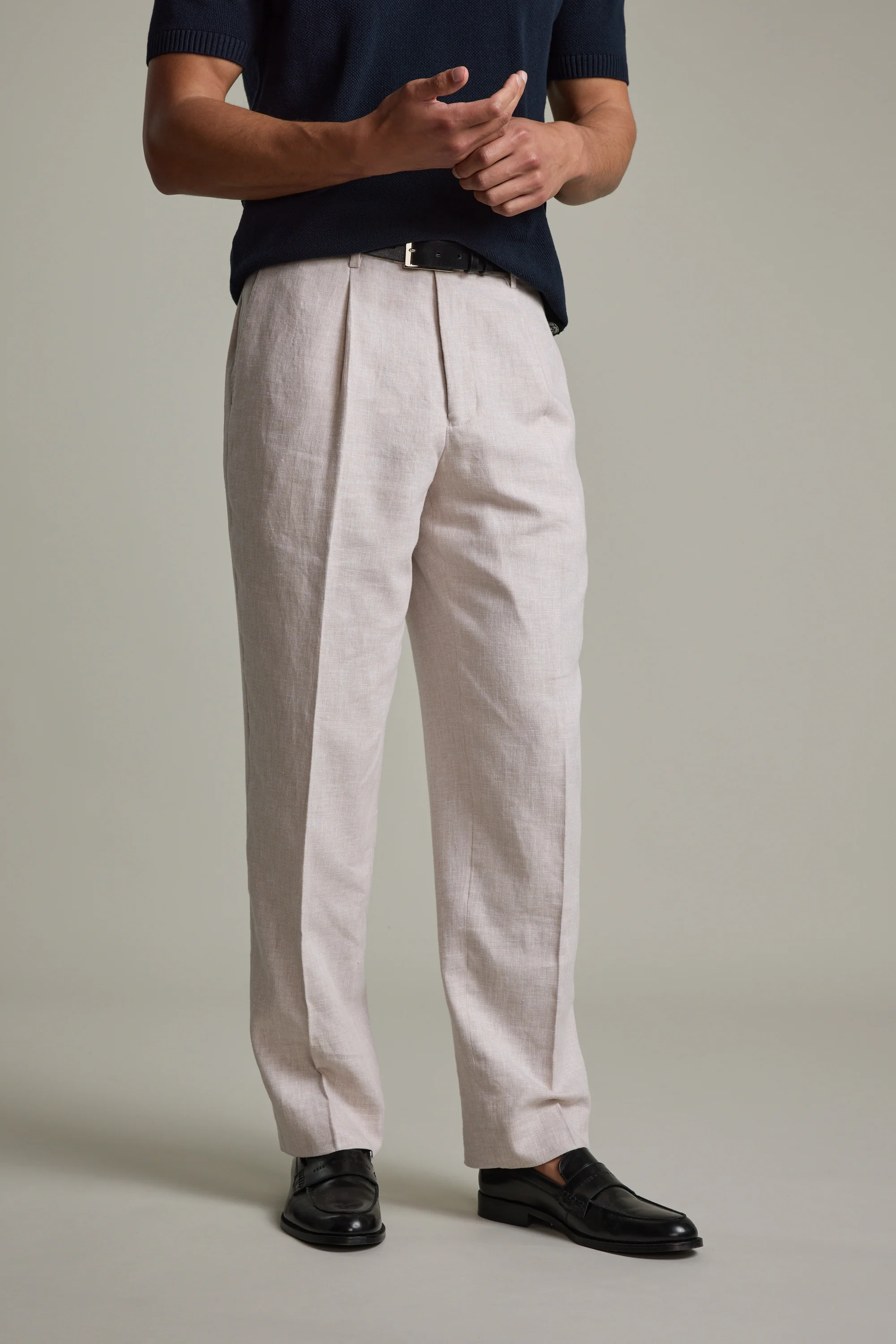 Somerton Linen Pleated Pant - Image 5