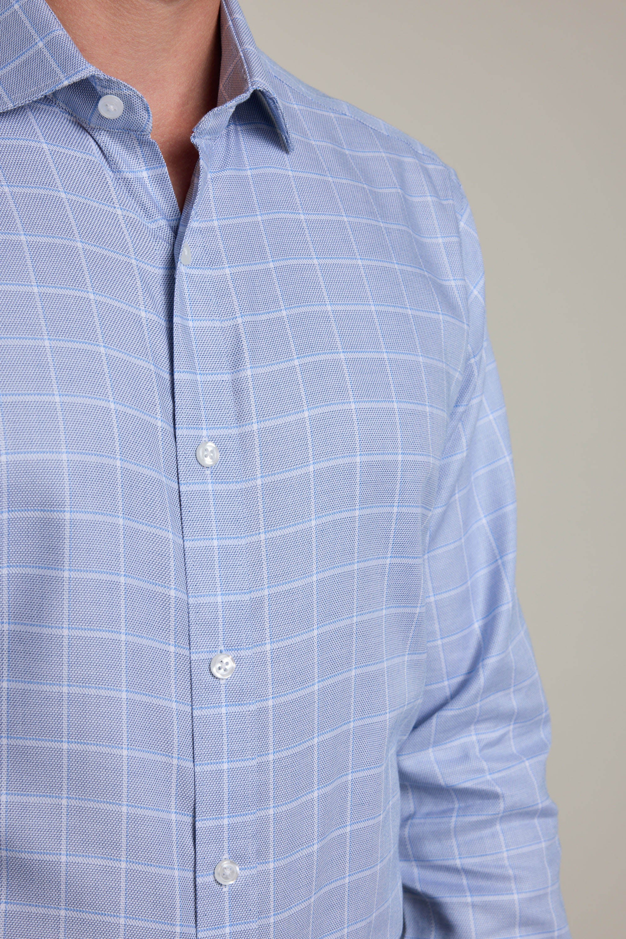 Tyson Check Business Shirt - Image 3