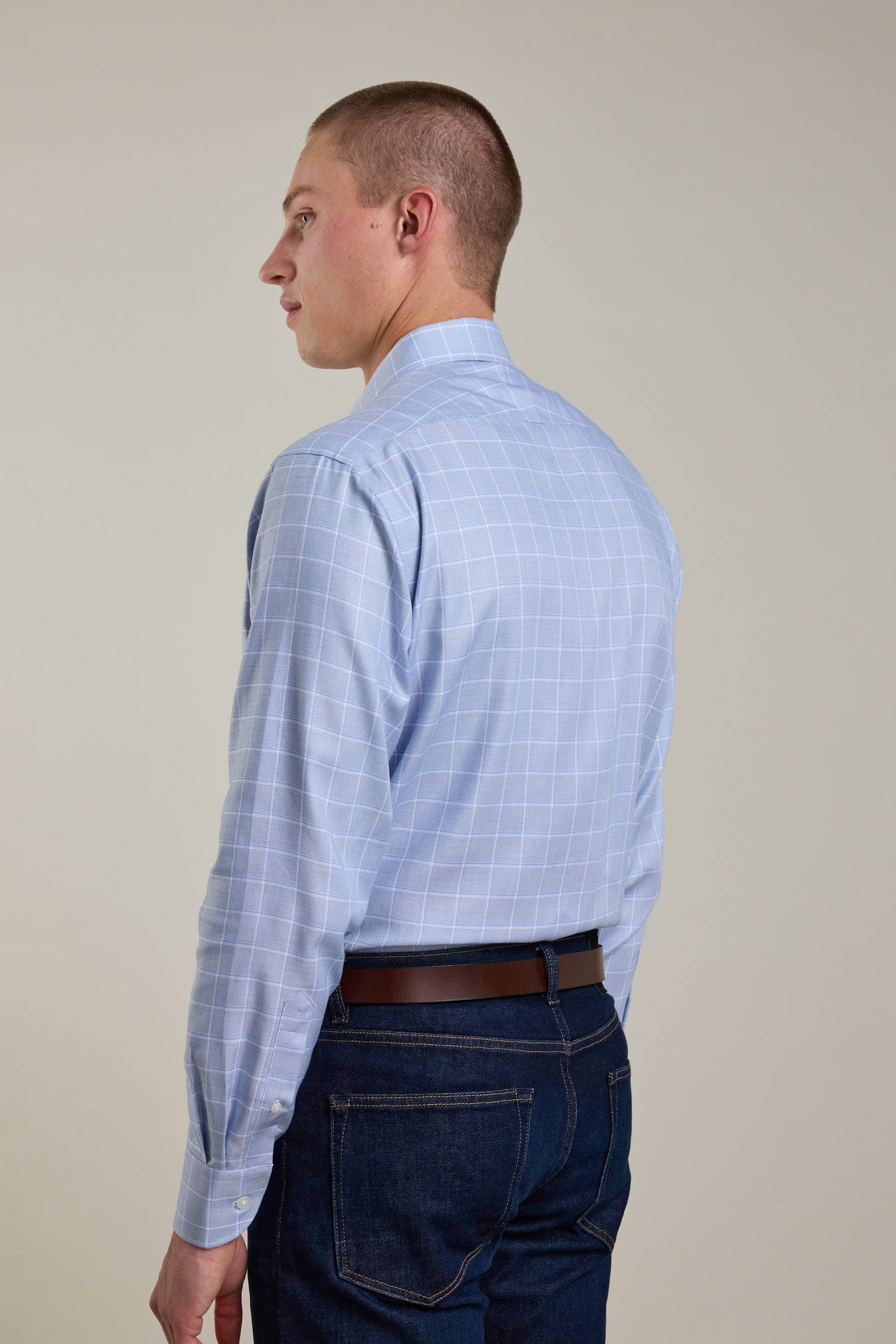 Tyson Check Business Shirt - Image 5