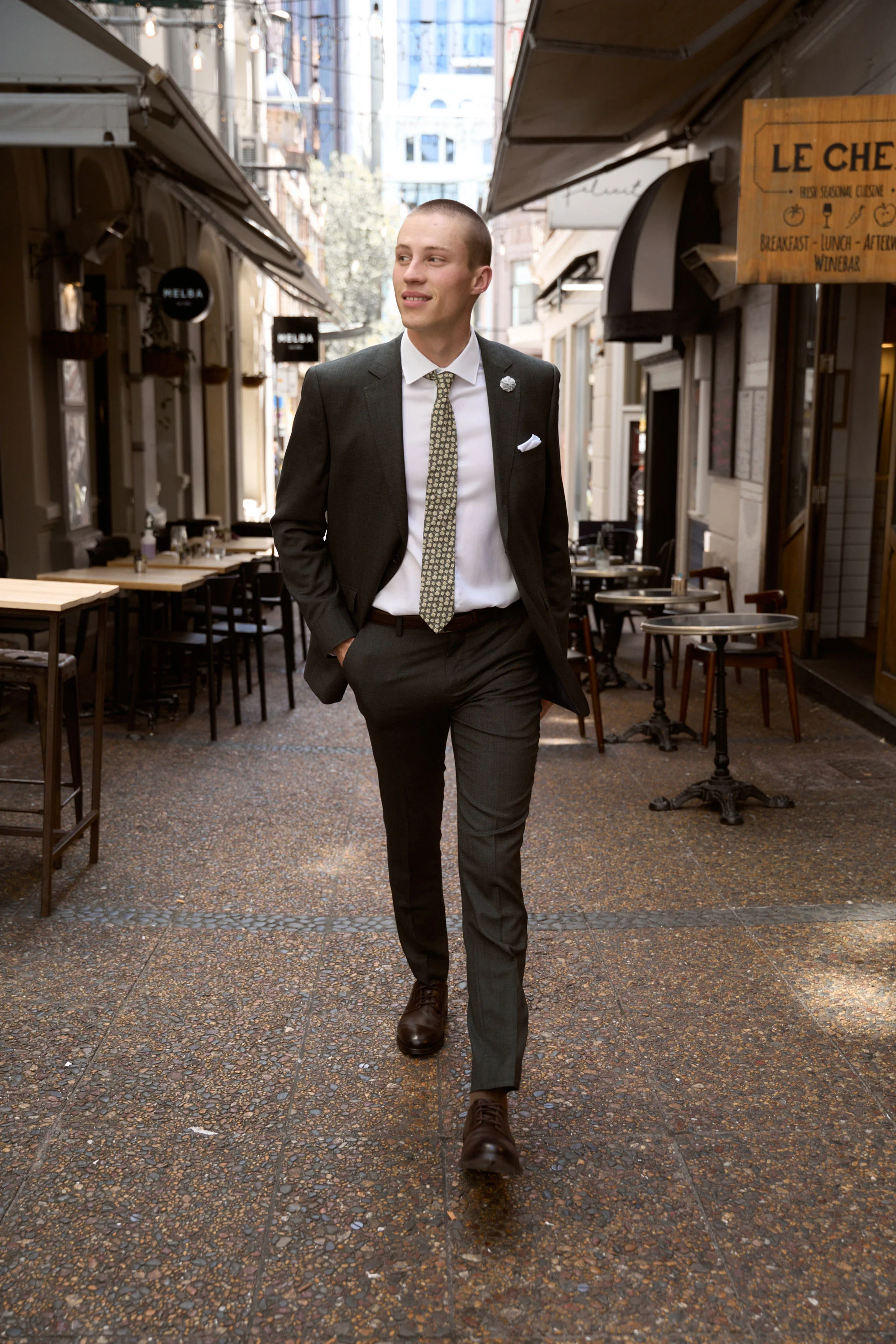 Woodmont Textured Suit Trouser